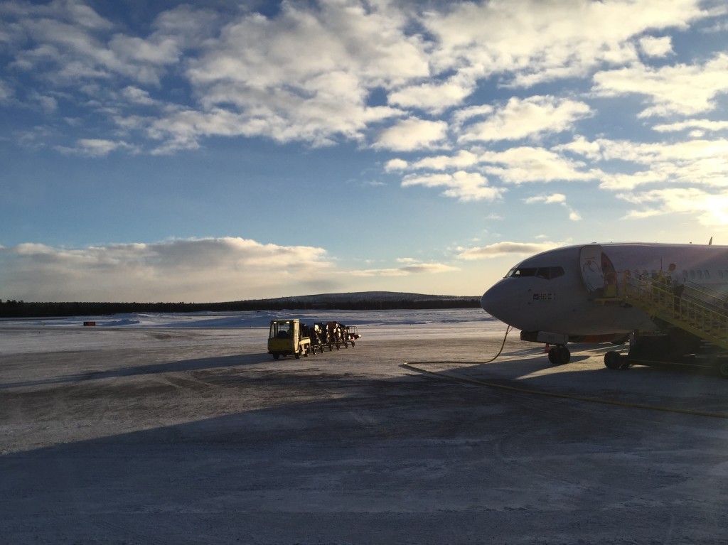 Kiruna Airport, North of the Article Circle