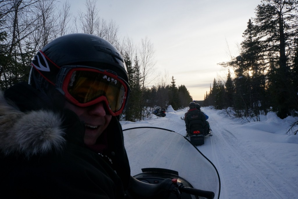 Snow Mobiling in Kiruna